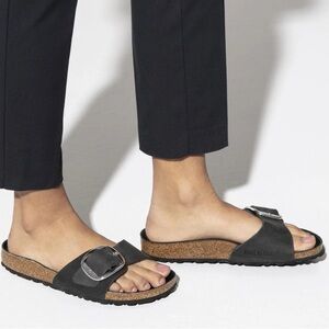 Birkenstock Madrid Big Buckle - Black - size 40